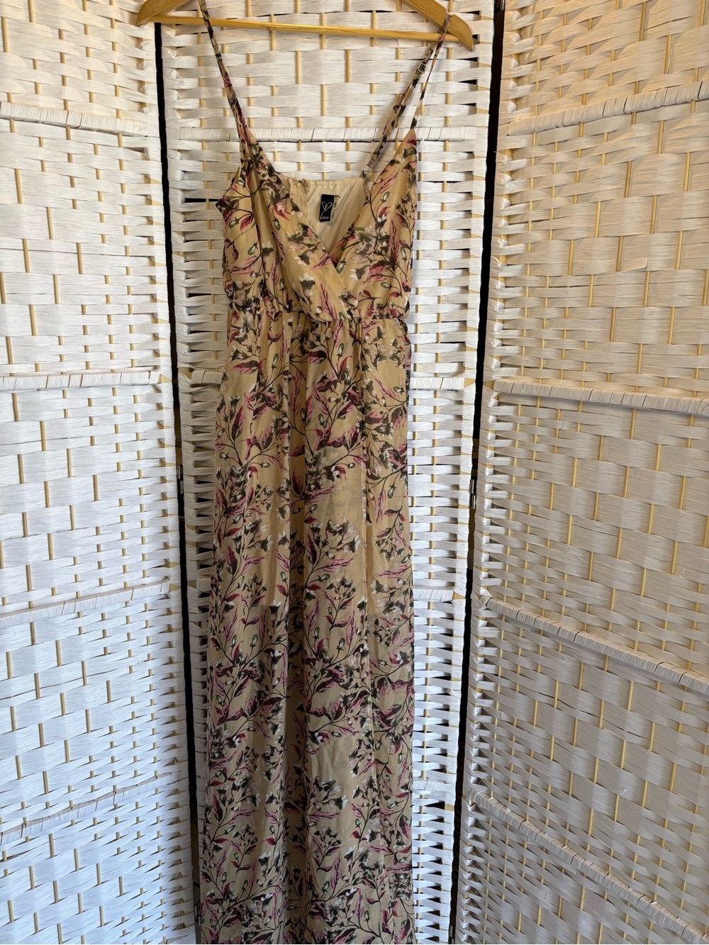 Windsor Beige Maxi Floral Dress